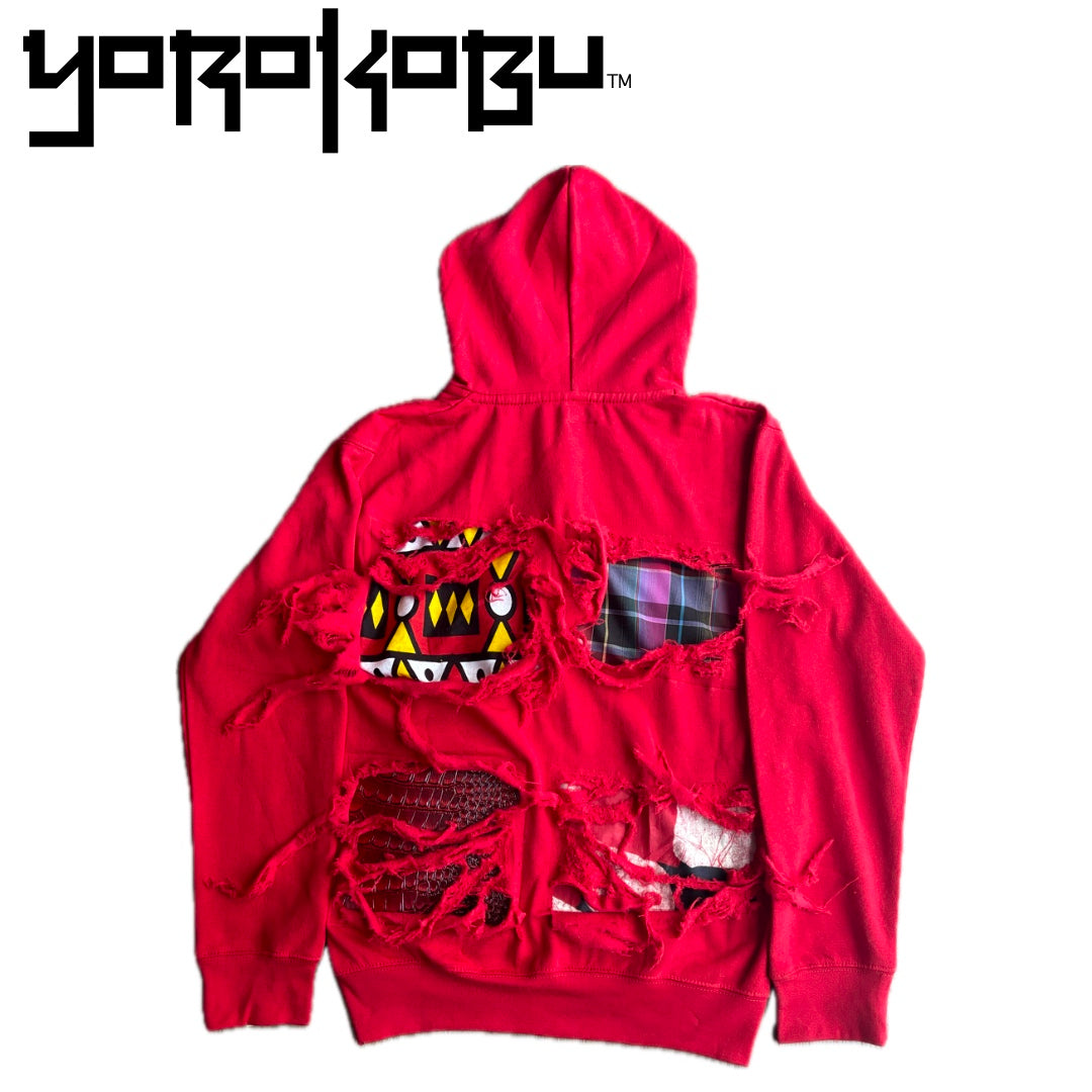 Red Burnout Hoodie