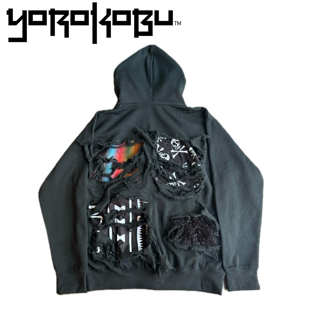 Black Burnout Hoodie
