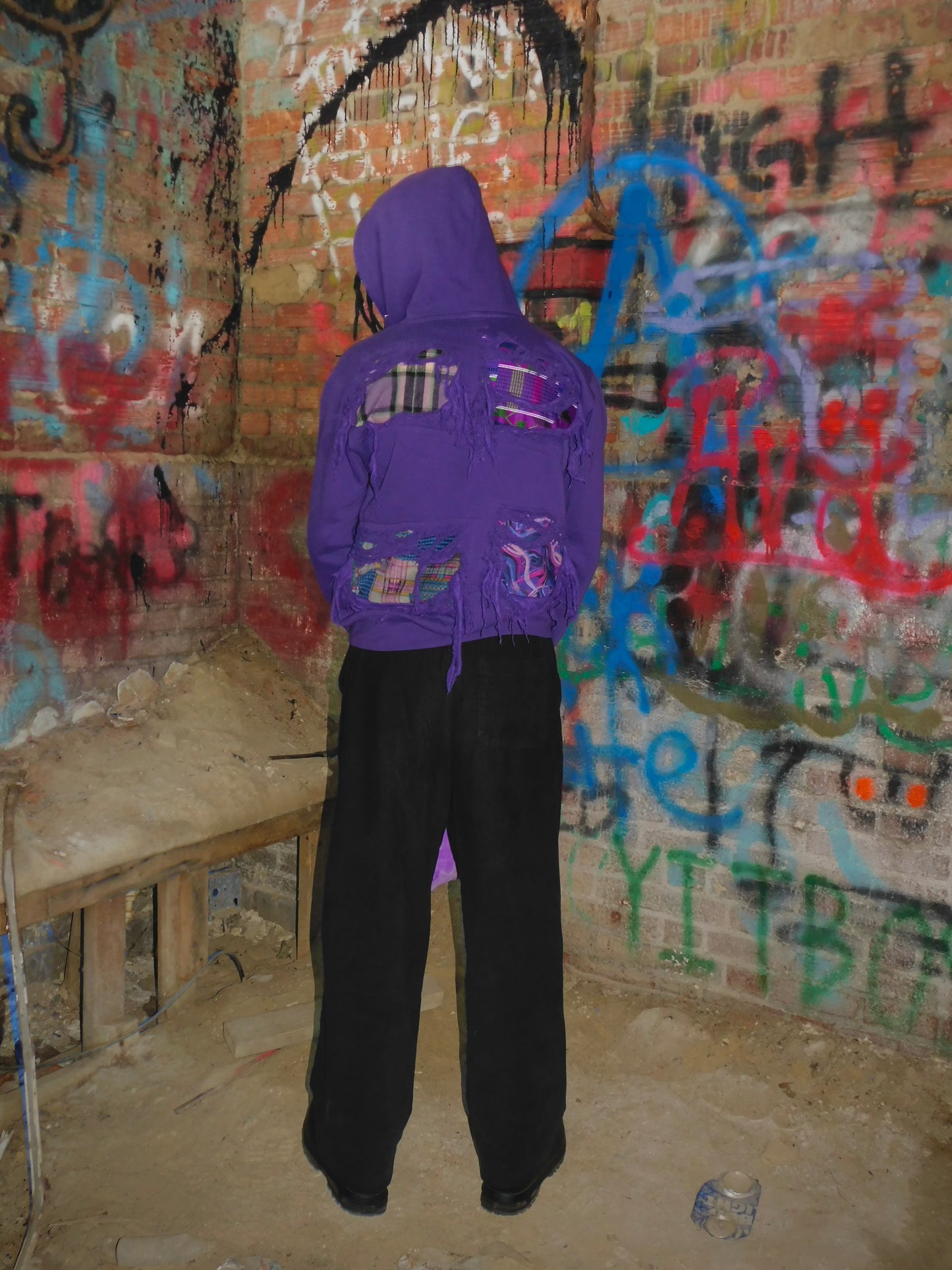 Purple Burnout Hoodie