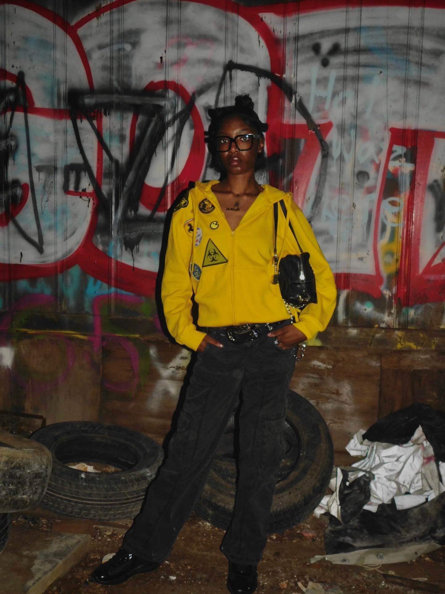 Yellow Burnout Hoodie