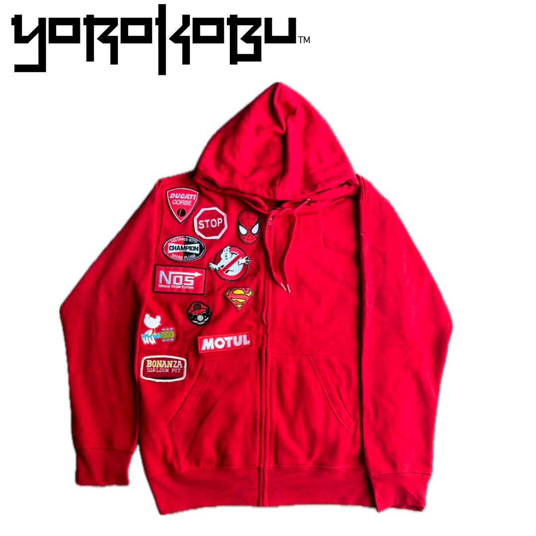 Red Burnout Hoodie