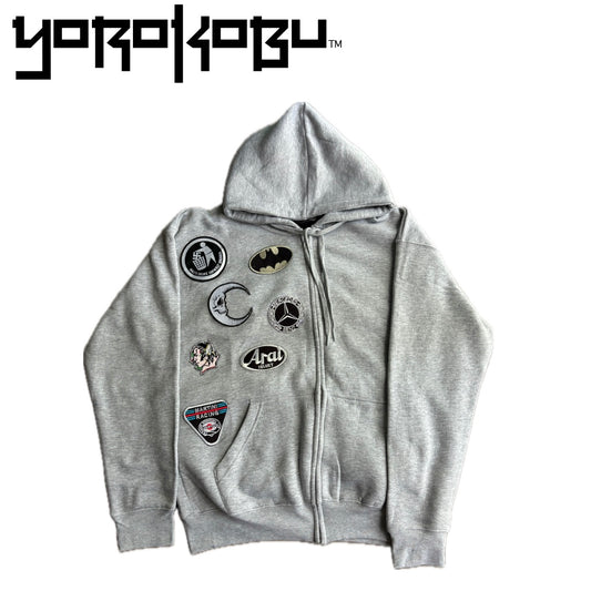 Gray Burnout Hoodie