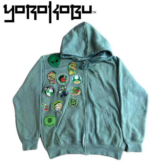 Green Burnout Hoodie