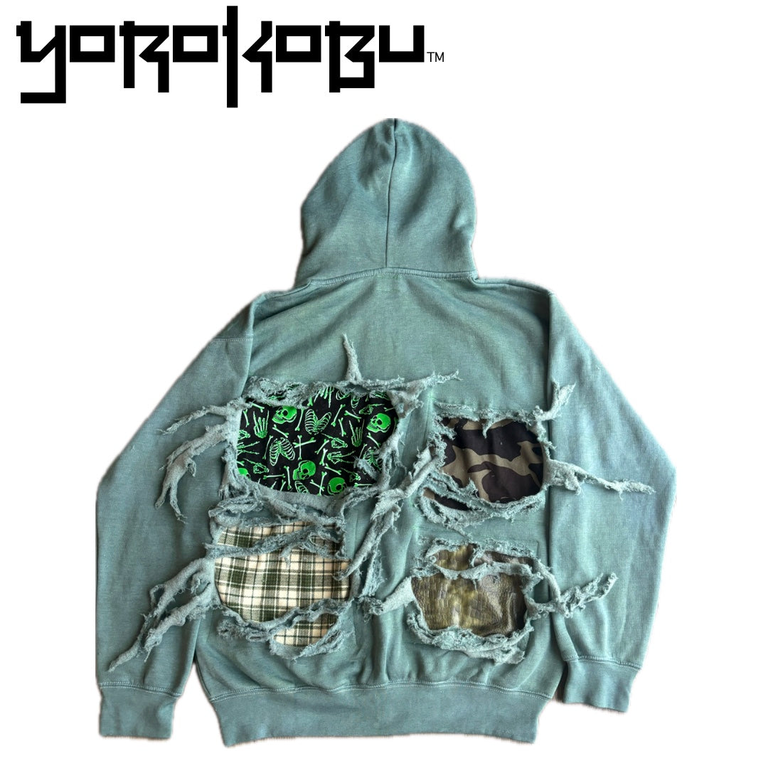 Green Burnout Hoodie